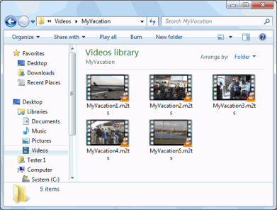 Wiederherstellung unabsichtlich gelöschter Dateien: Videobibliothek