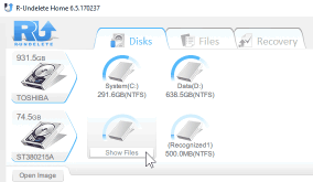 R-Undelete: Enumerazione file