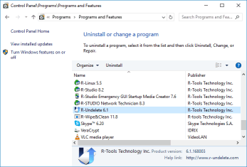 Install program