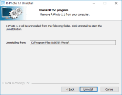 Uninstall process