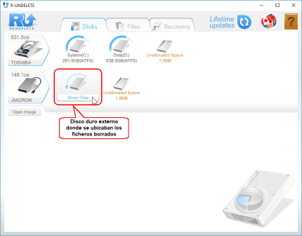 Panel de Discos