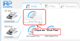 R-Photo: Mostrar arquivos